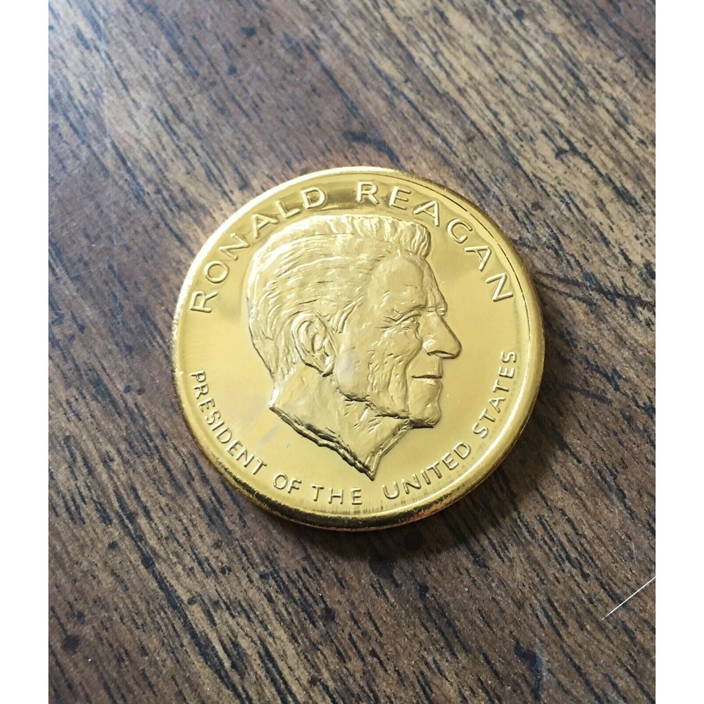 Ronald Reagan Presidential Inauguration Commemorative Copy Bronze Coin